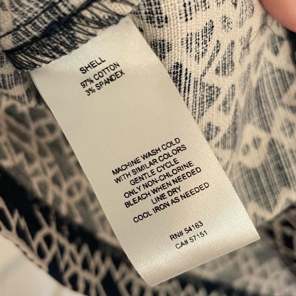 JH Jessica H Women’s Geometric Sleeveless Blue/White & Piny Dress size‎ 6 - Picture 4 of 4